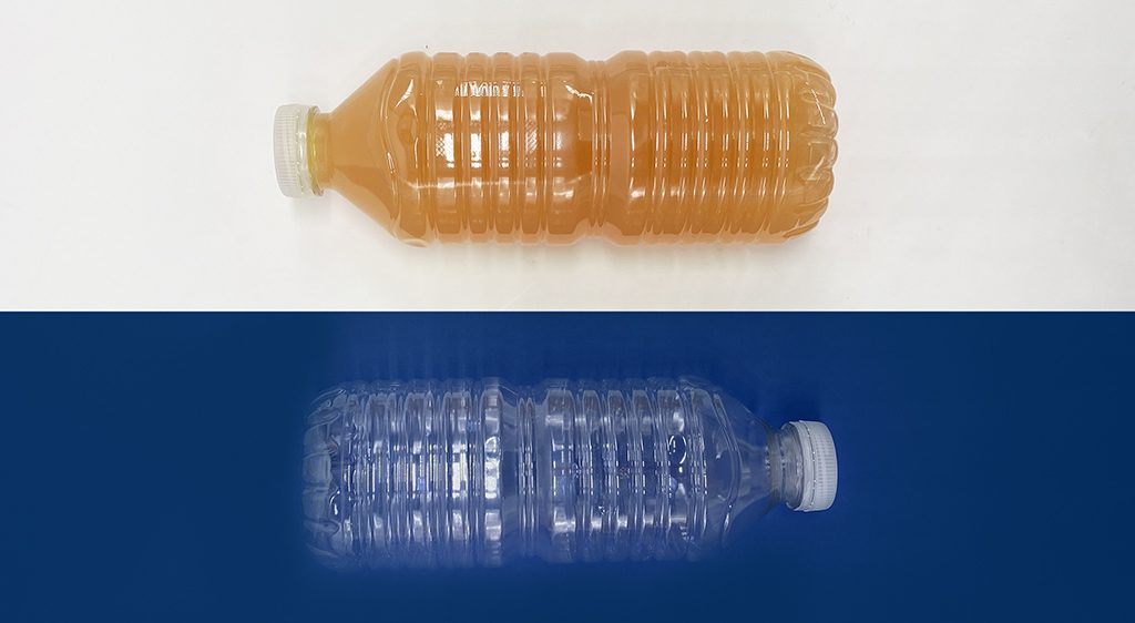 bottiglia piena vs bottiglia vuota - No usa-e-getta plastica per Marevivo Eco Store