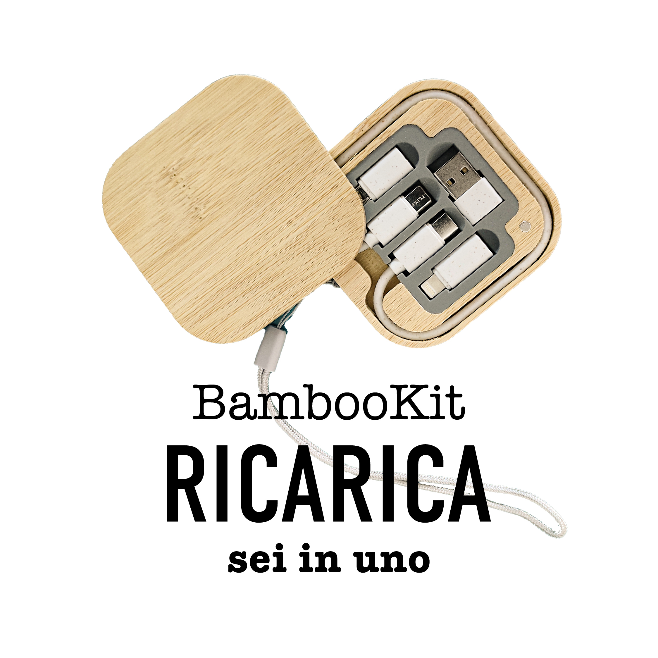 Kit di Ricarica in Bamboo 6in1 in omaggio con Eco Store